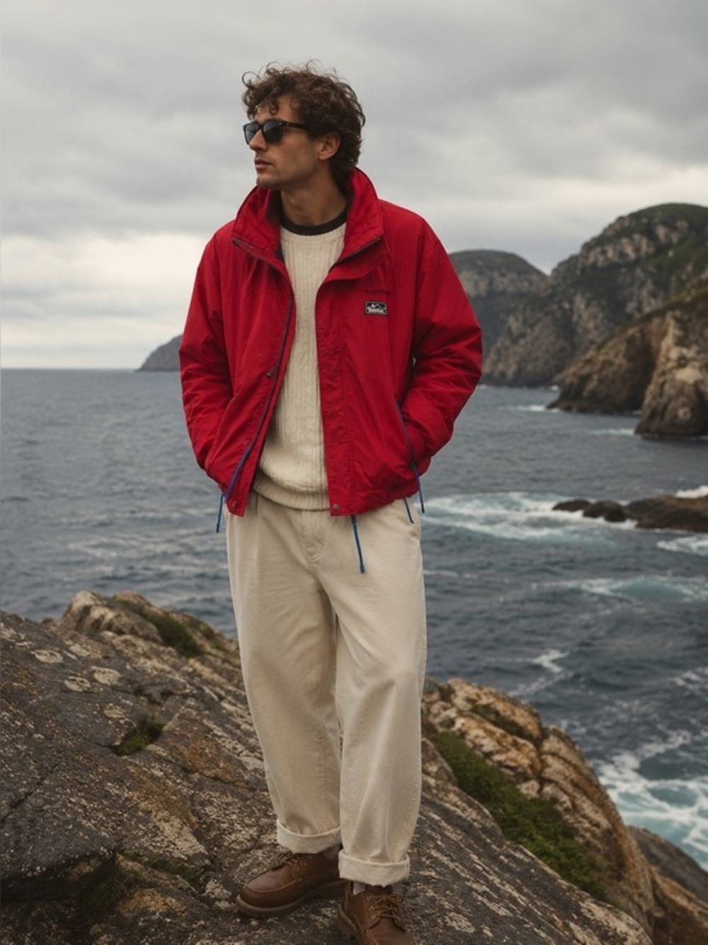 Woolrich Red Vintage Insulated Jacket Unisex L Oversized 90s Outdoor Gorpcore